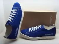 chaussures dsquared hommes new style 2013 cuir pur bleu